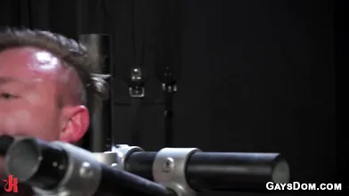 Grayson Frost Naked Gagged in Bondage Tied Up and Hardcore Deep Throat Fucking